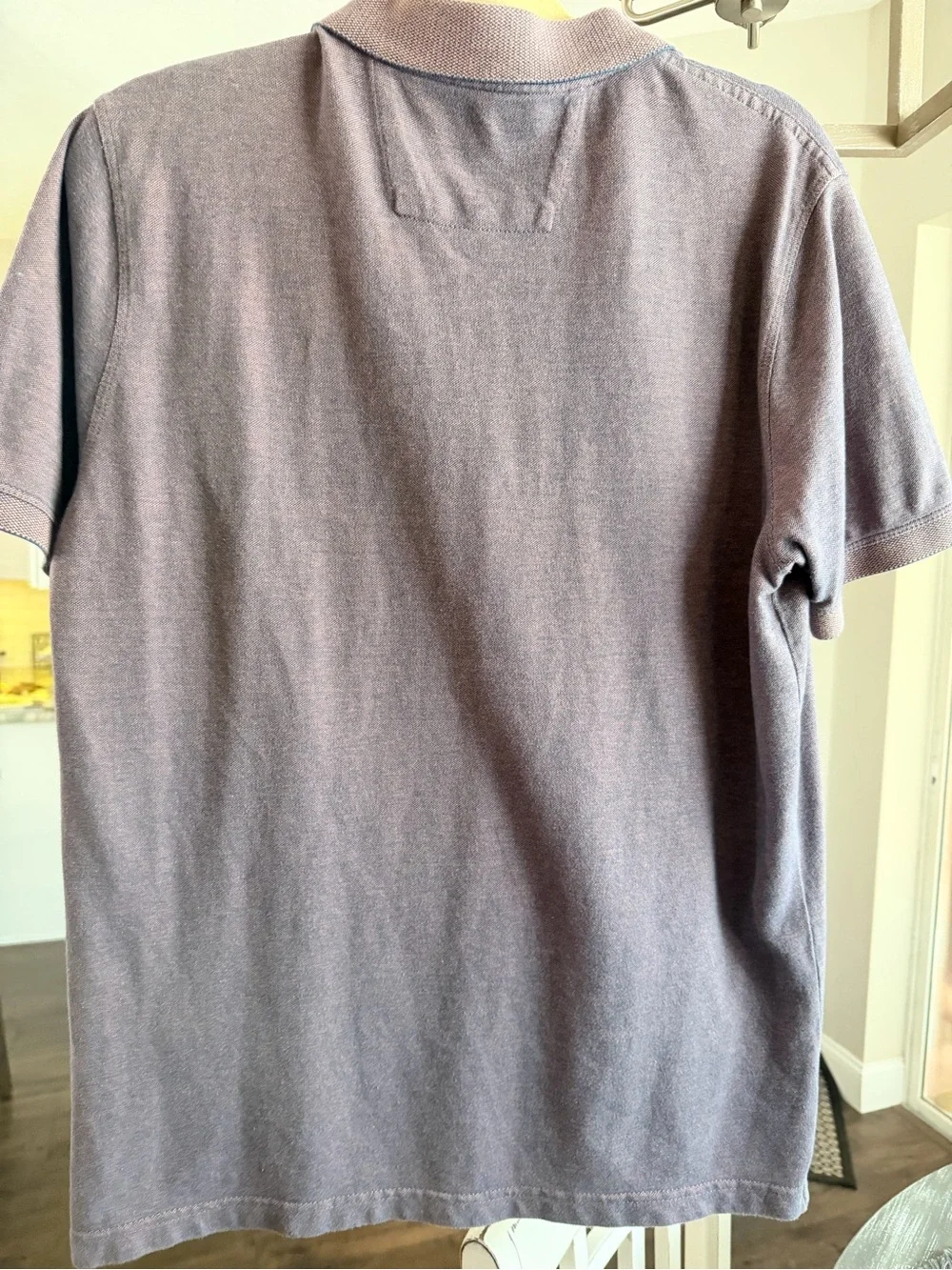 Banana Republic Men's Short Sleeve Polo in Dusty Purple